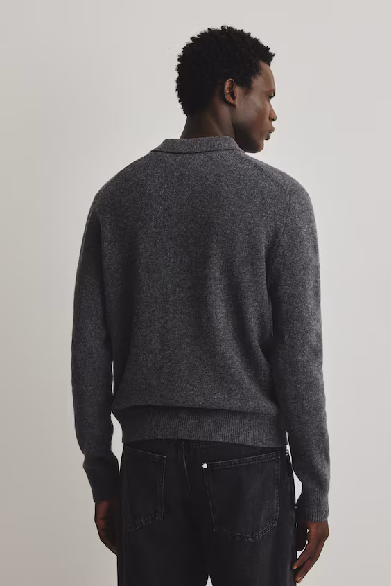 Поло из шерсти стандартного кроя