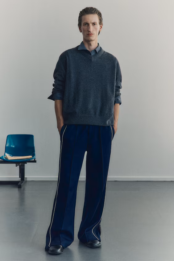 Свитер из кашемира свободного кроя