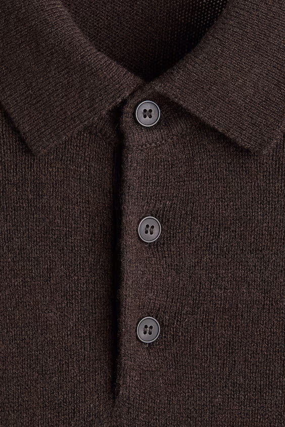 Поло из шерсти regular fit