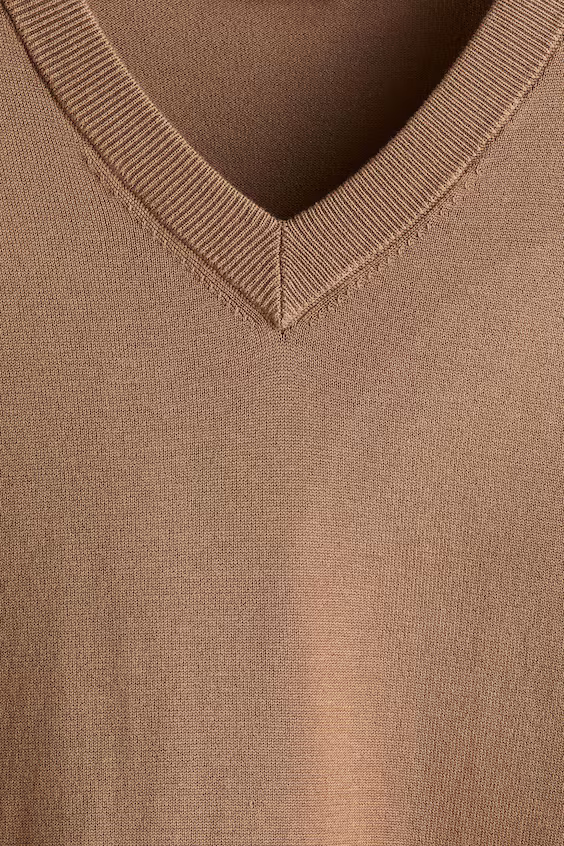 Свитер из тонкой пряжи regular fit