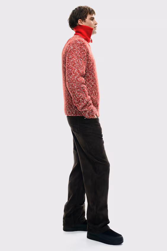 Свитер из шерстяной смеси loose fit