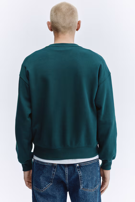 Толстовка с принтом оверсайз