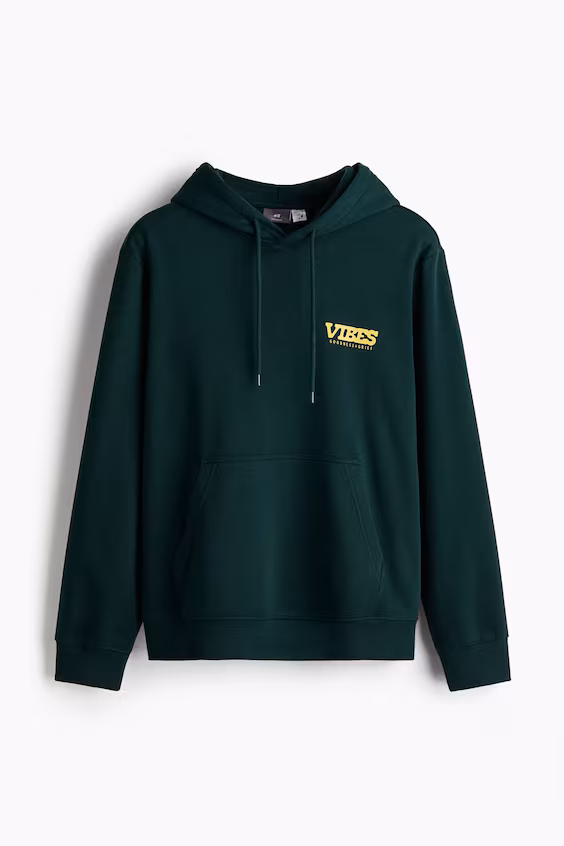 Толстовка с капюшоном обычного кроя