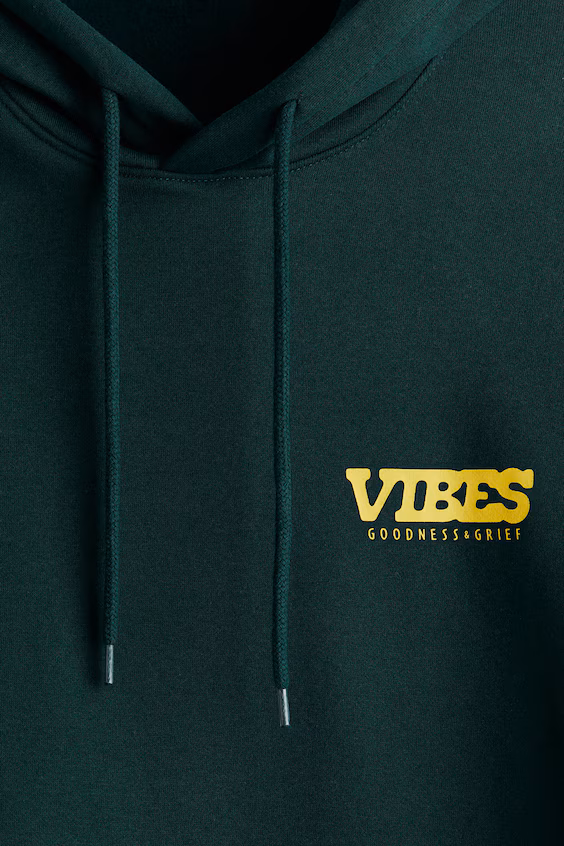 Толстовка с капюшоном обычного кроя