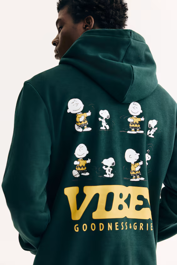 Толстовка с капюшоном обычного кроя