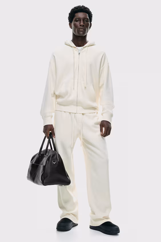 Джерси куртка свободного кроя с капюшоном