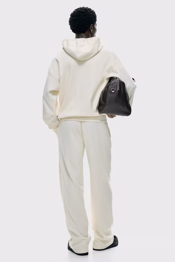 Джерси куртка свободного кроя с капюшоном