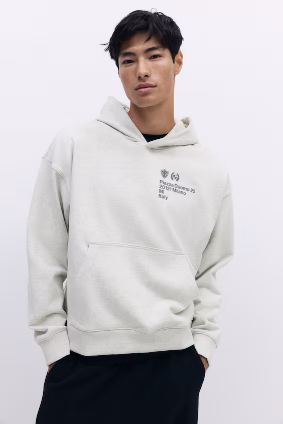 Толстовка с капюшоном оверсайз бокси