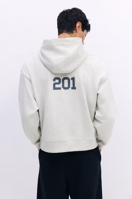 Толстовка с капюшоном оверсайз бокси