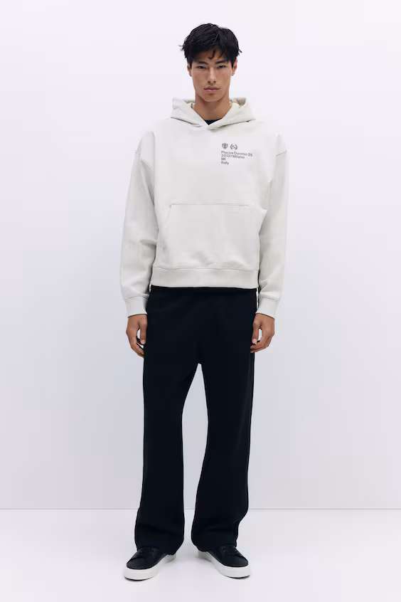 Толстовка с капюшоном оверсайз бокси