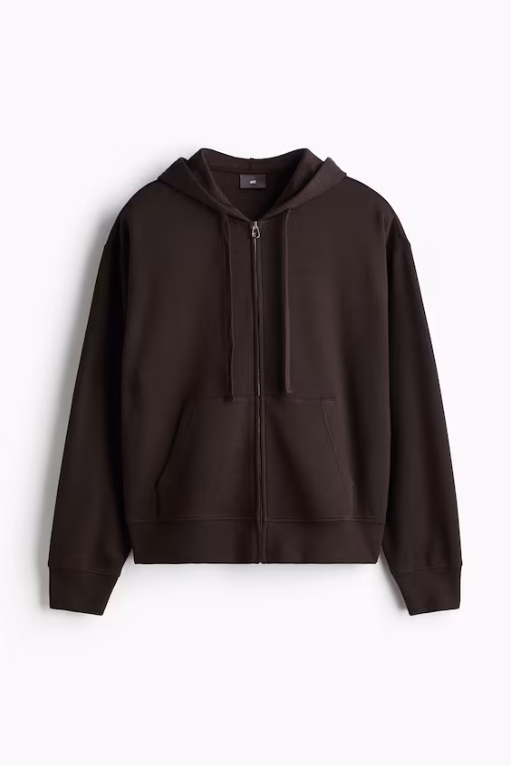 Джерси куртка с капюшоном свободного кроя