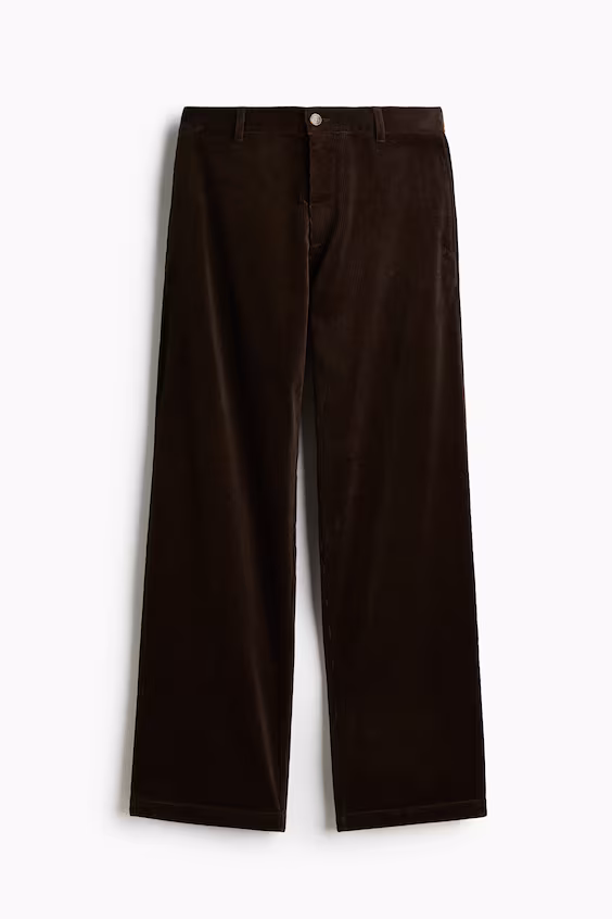 Брюки из бомбазина комфортного кроя