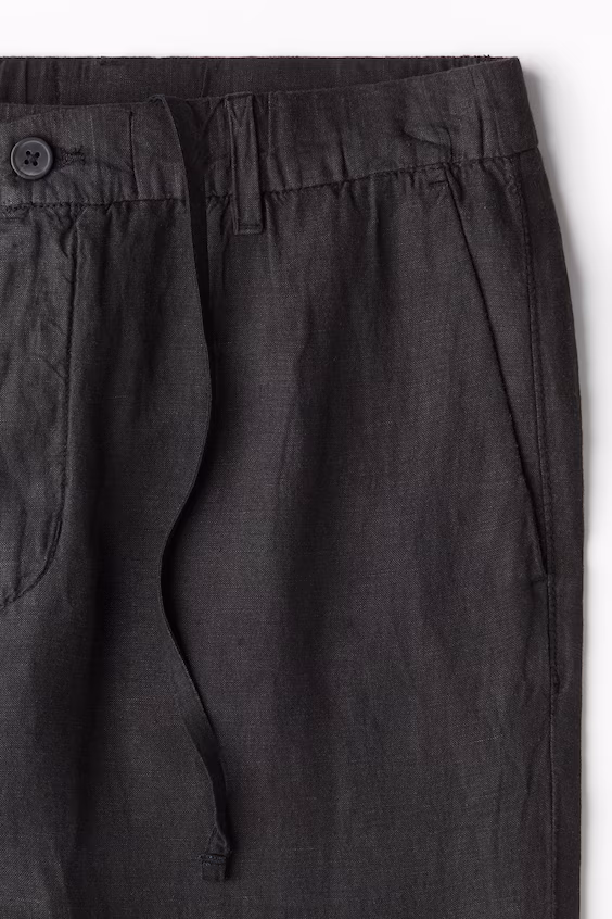 Брюки в льняной смеси regular fit