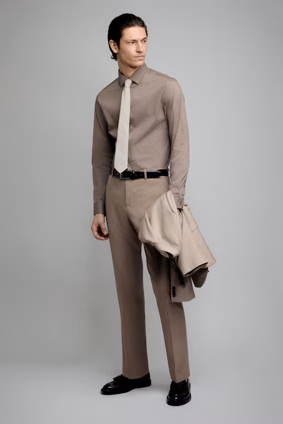 Брюки regular fit для костюма