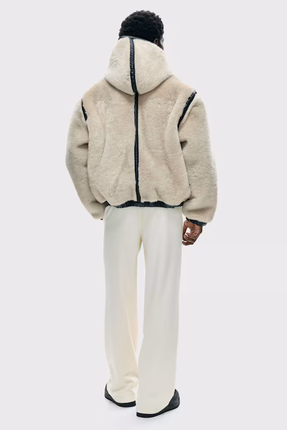 Брюки loose fit из джерси