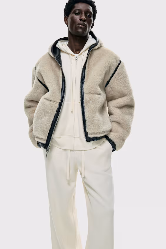 Брюки loose fit из джерси