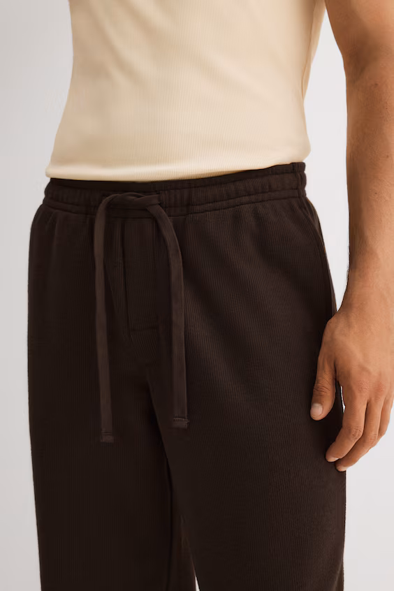 Брюки loose fit из джерси