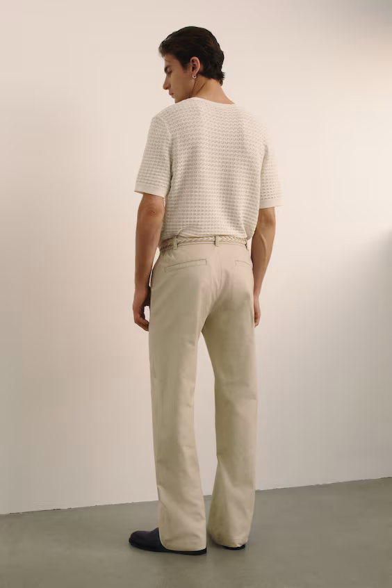 Классические брюки из смесового льна relaxed fit