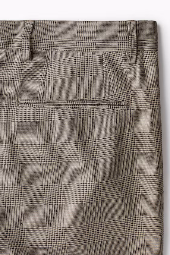 Брюки slim fit для делового костюма