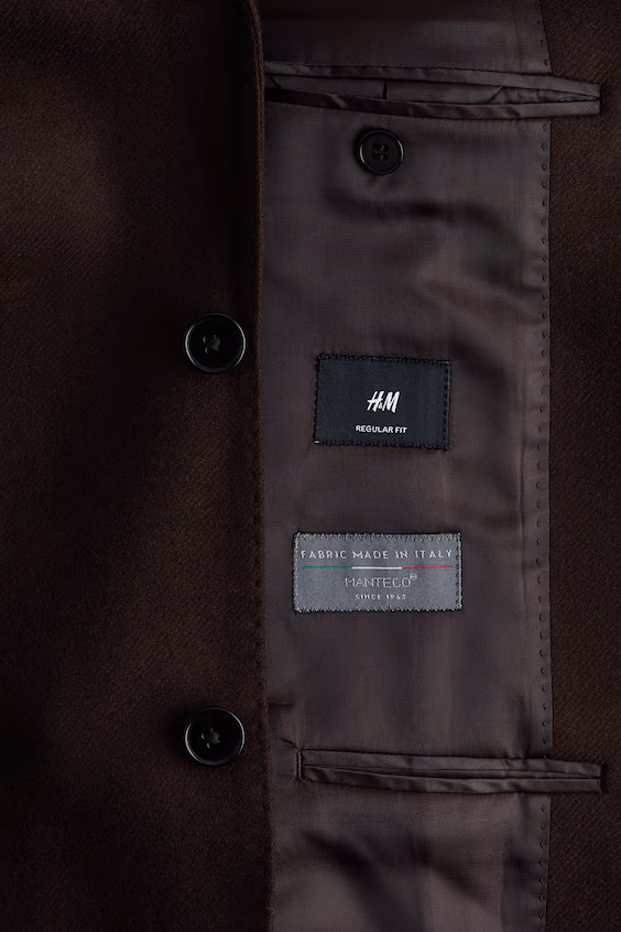 Пальто из смеси кашемира с regular fit