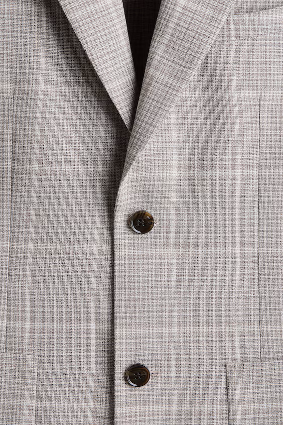 Пиджак однобортный стандартного кроя