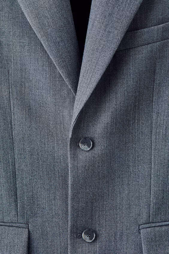 Пиджак однобортный из шерсти