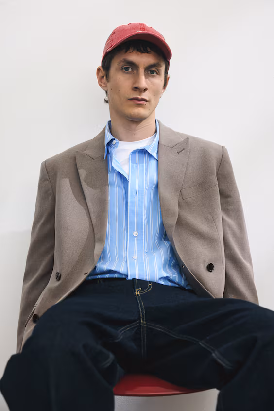 Пальто приталенное relaxed fit