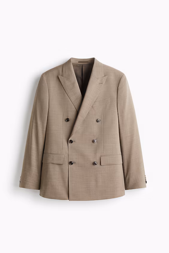 Пальто приталенное из шерстяной смеси regular fit