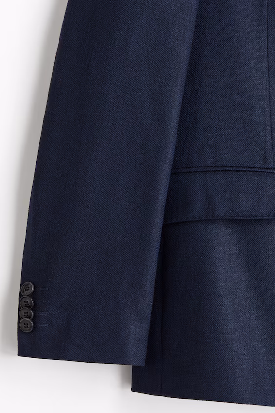 Жакет из льняной смеси relaxed fit