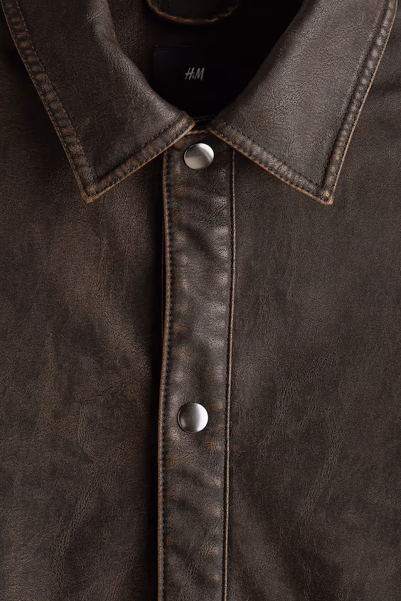 Повседневная рубашка с застежкой regular fit