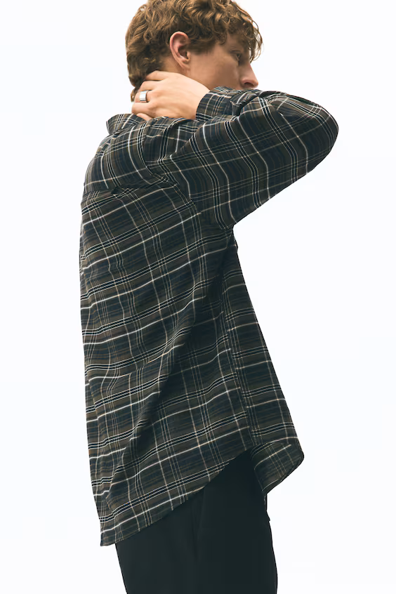 Рубашка комфортного кроя