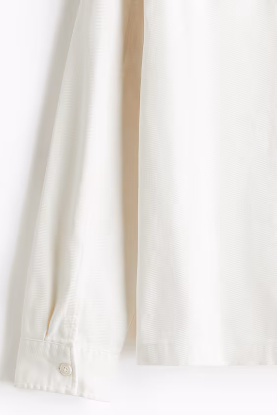 Рубашка-блуза из хлопкового холста regular fit