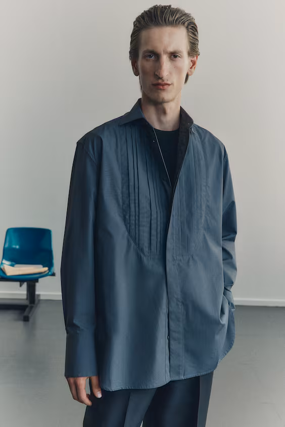 Рубашка smoking loose fit