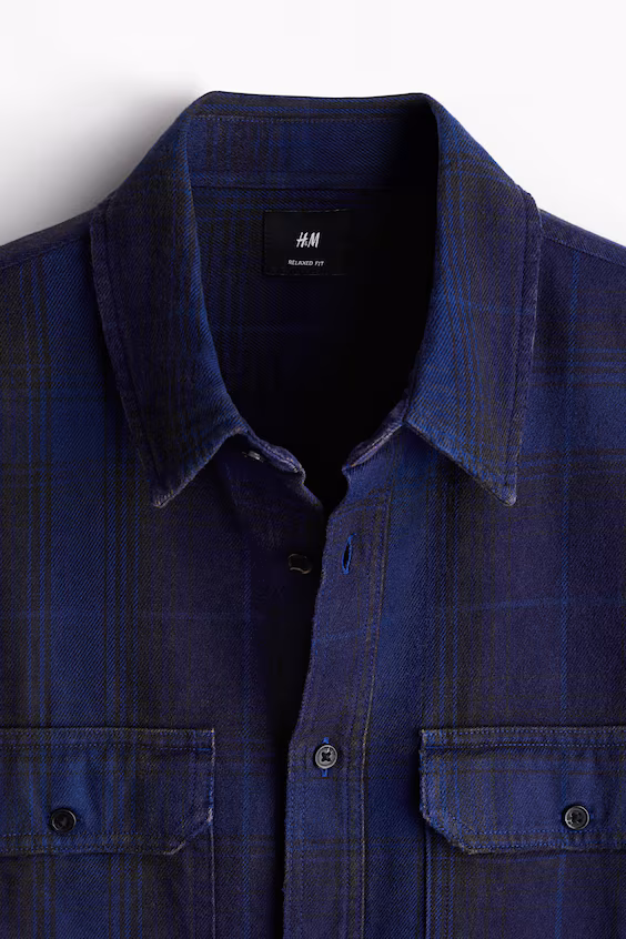 Рубашка в принт relaxed fit