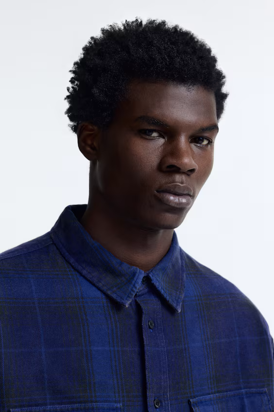 Рубашка в принт relaxed fit