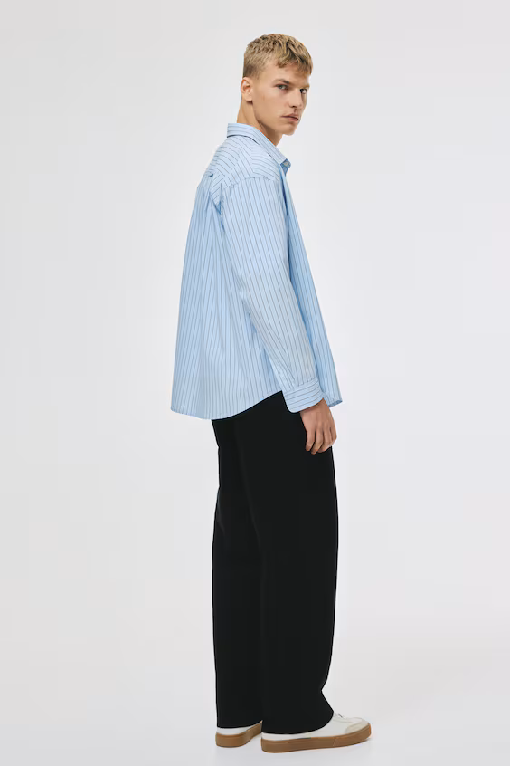 Рубашка loose fit из поплина