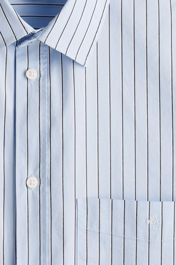 Рубашка loose fit из поплина