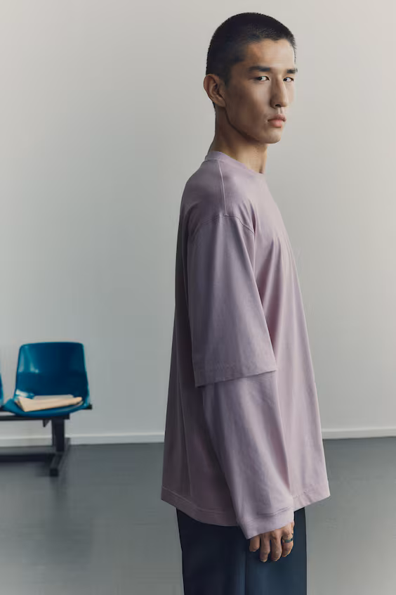 Свитер из пима-хлопка в несколько слоев