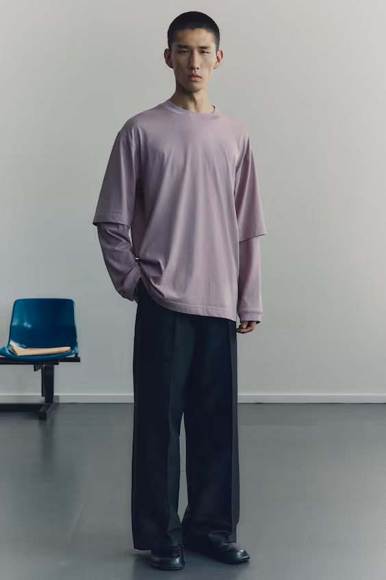 Свитер из пима-хлопка в несколько слоев