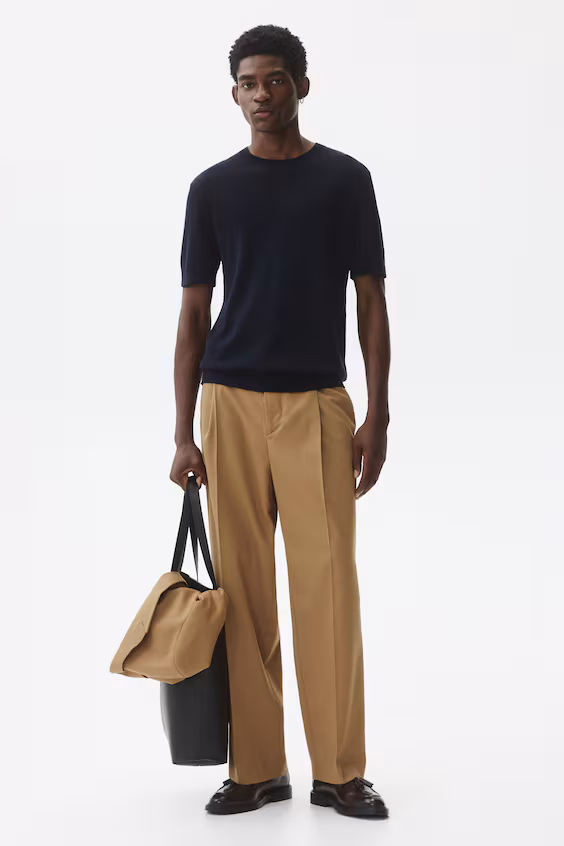 Футболка из рубчика slim fit