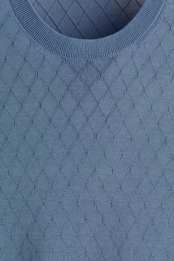 Футболка в рубчик slim fit