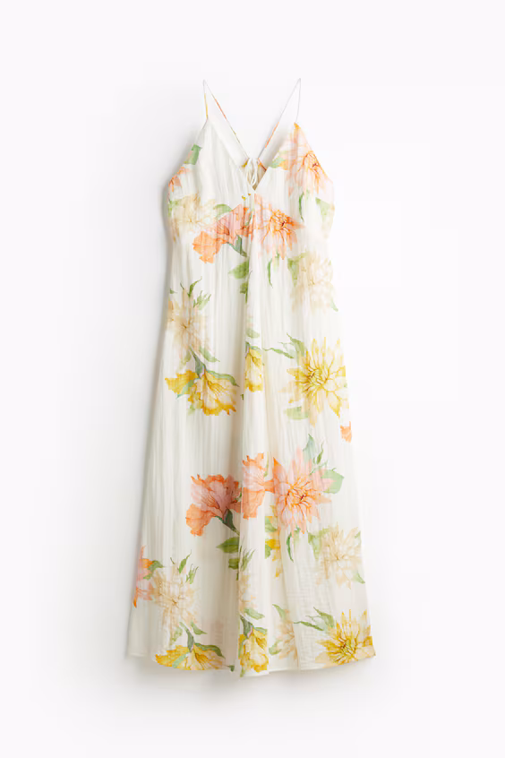 Платье с бретельками