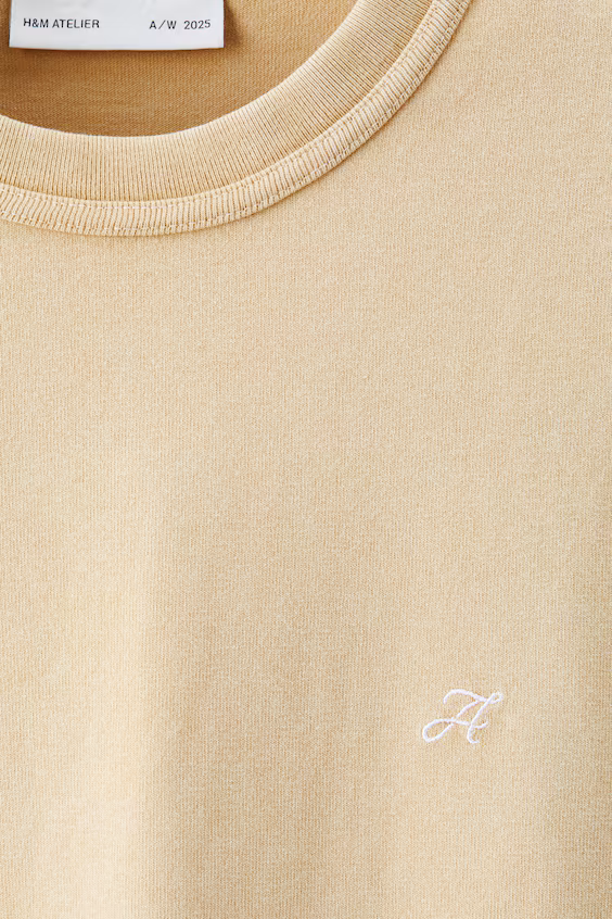 Футболка с квадратным кроем из хлопка