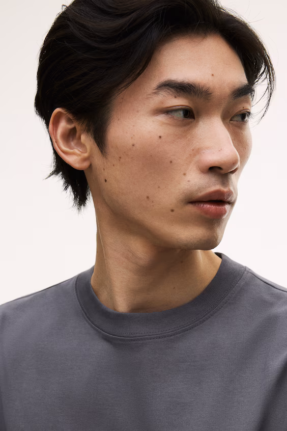 Свитер с длинными рукавами из джерси свободного кроя