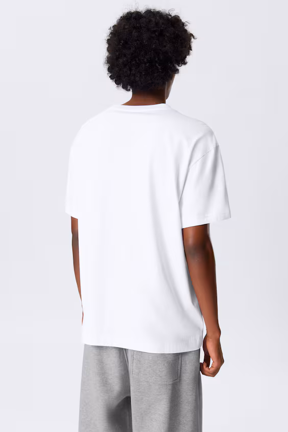 Футболка большего размера с начесом