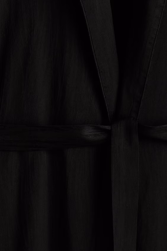 Халат в ткани с жаккардовым узором