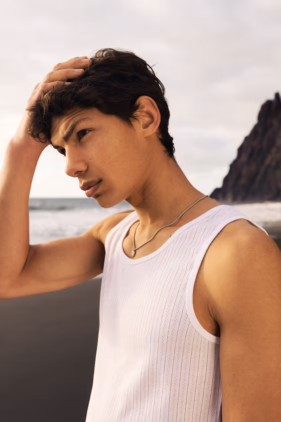 Пижама с топом без рукавов и брюками