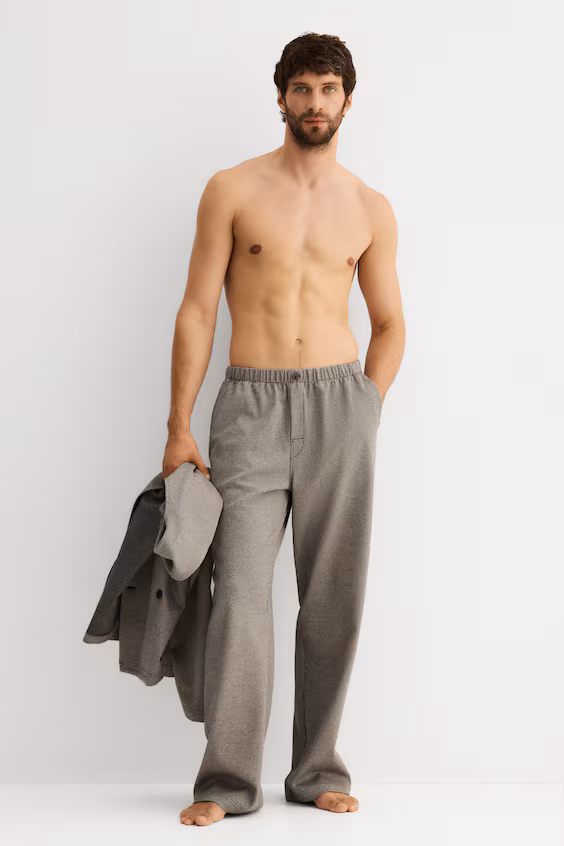 Брюки loose fit из джерси