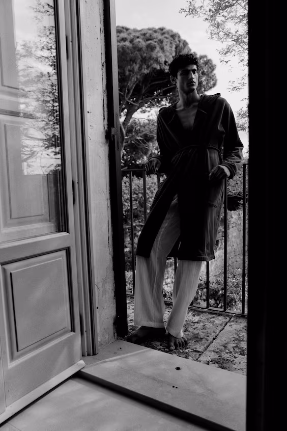 Халат из велюра