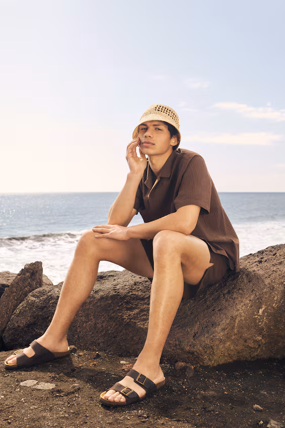 Пижама рубашка и шорты из хлопка